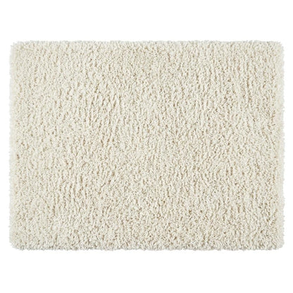 Beige Ivory Area Rug with Power Loomed Construction and Medium Rectangle Shape