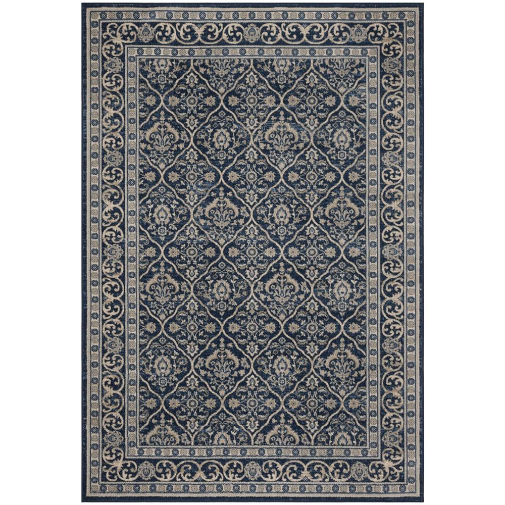 BRENTWOOD, NAVY / LIGHT GREY, 8' X 10', Area Rug, BNT870M-8