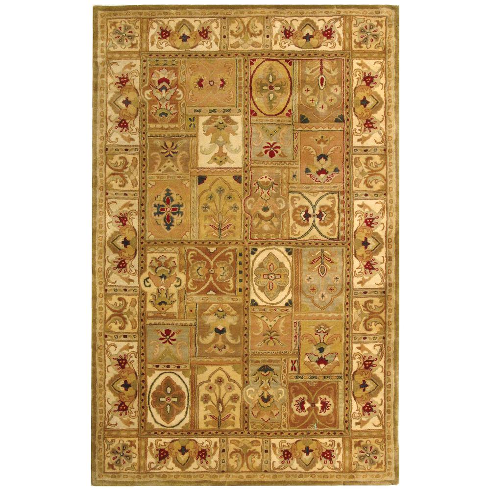 CLASSIC, SAGE / MULTI, 7'-6" X 9'-6", Area Rug