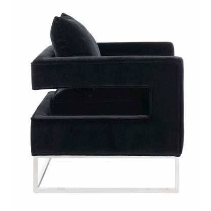 OLIVYA VELVET CLUB CHAIR, KNT7019A