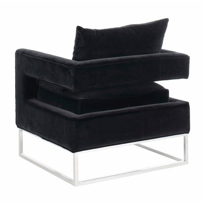 OLIVYA VELVET CLUB CHAIR, KNT7019A