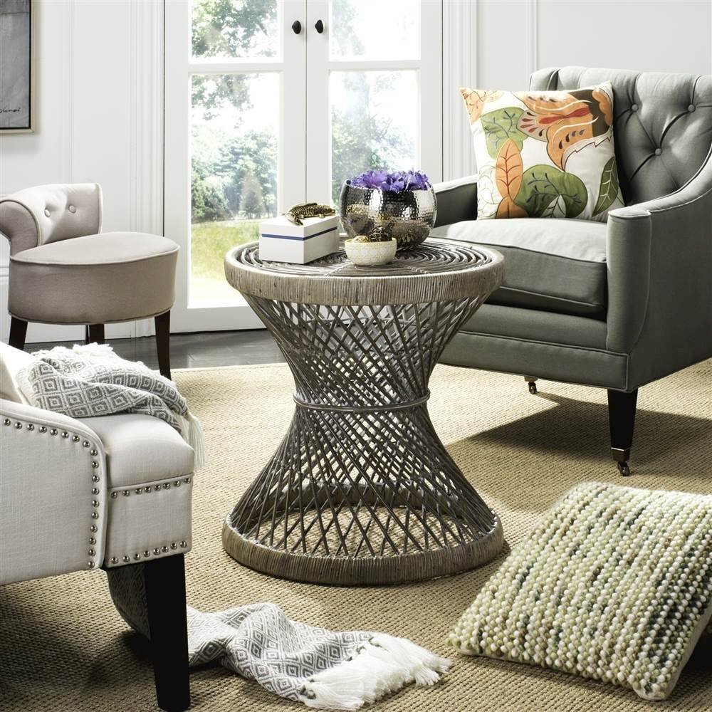 GRIMSON SMALL BOWED ACCENT TABLE, WIK6506B