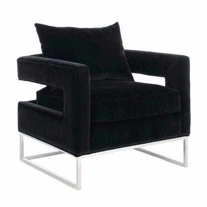 OLIVYA VELVET CLUB CHAIR, KNT7019A