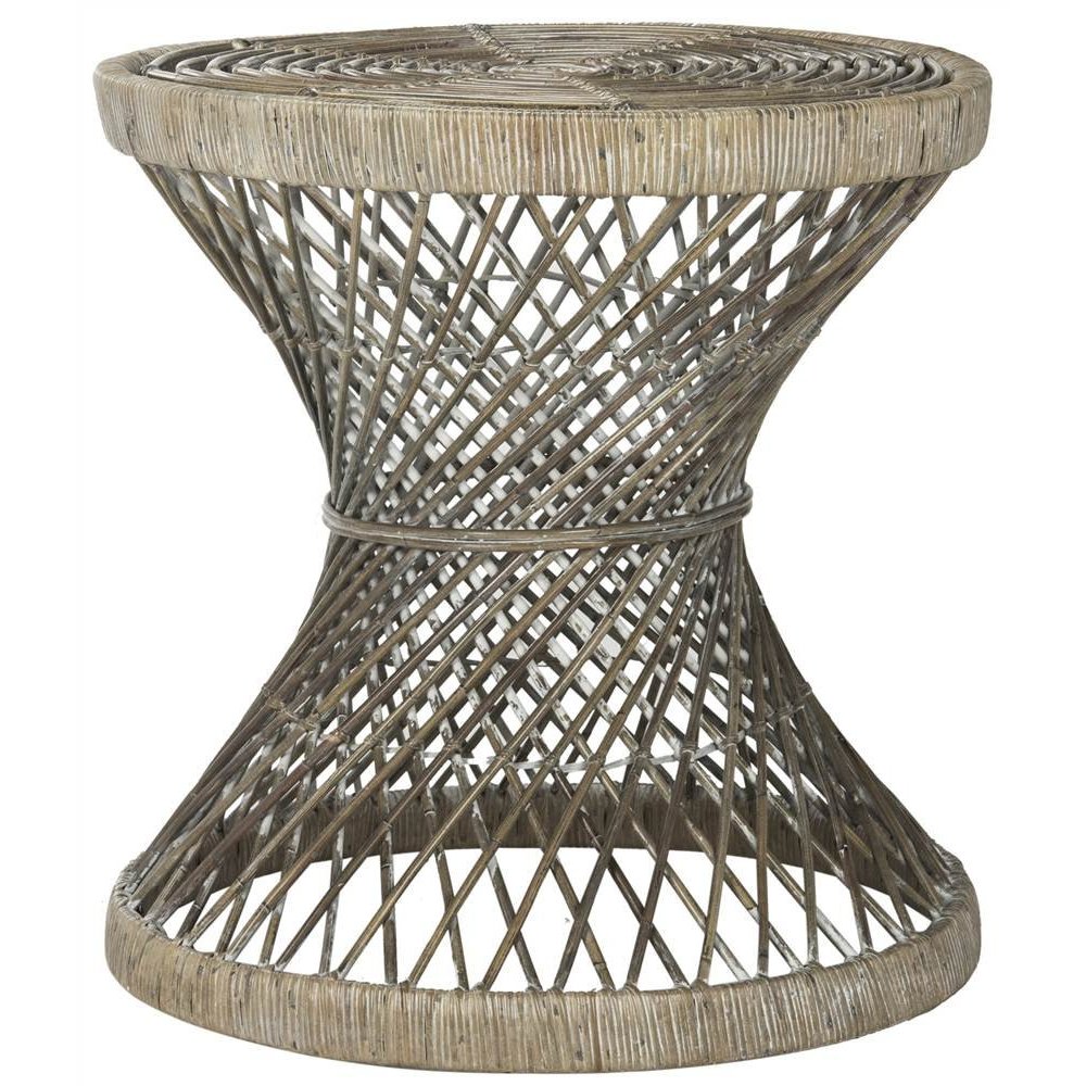 GRIMSON SMALL BOWED ACCENT TABLE, WIK6506B