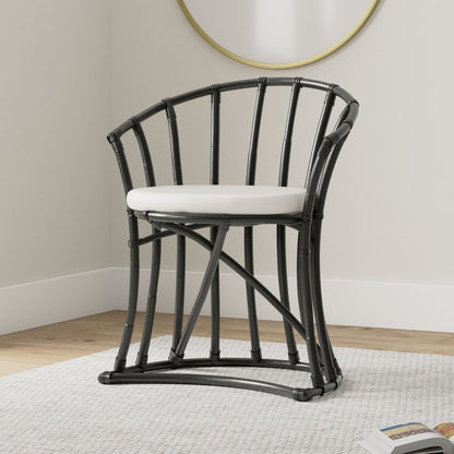 BATES RATTAN ACCENT CHAIR