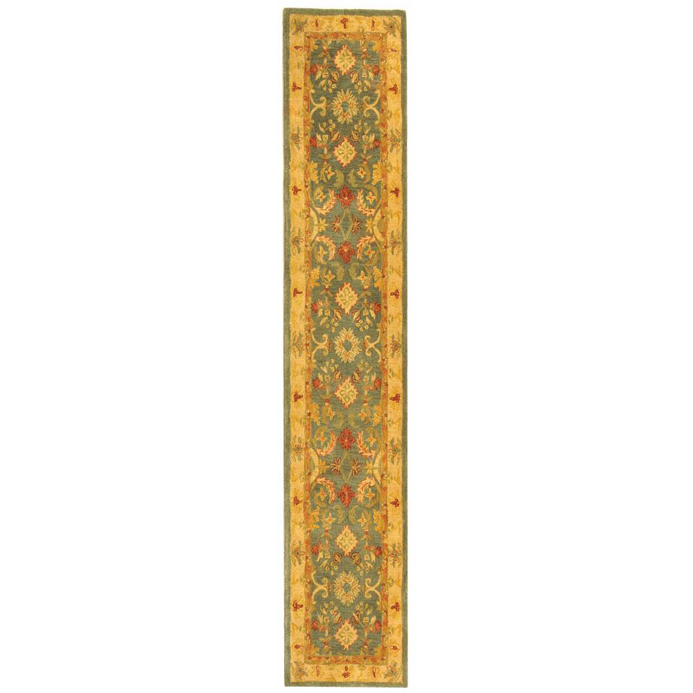 ANATOLIA, LIGHT BLUE / IVORY, 2'-3" X 15', Area Rug