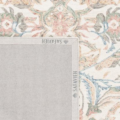 MICRO-LOOP, IVORY / BLUE, 5' X 8', Area Rug, MLP901M-5