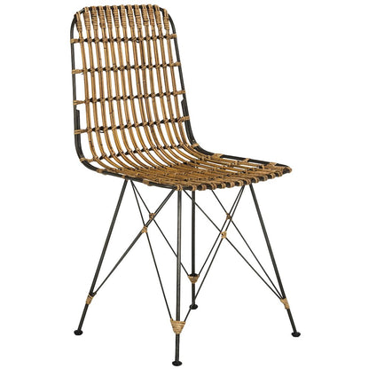 MINERVA WICKER DINING CHAIR, WIK6510B-SET2