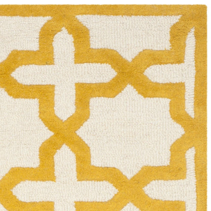 CAMBRIDGE, IVORY / GOLD, 9' X 12', Area Rug, CAM125U-9