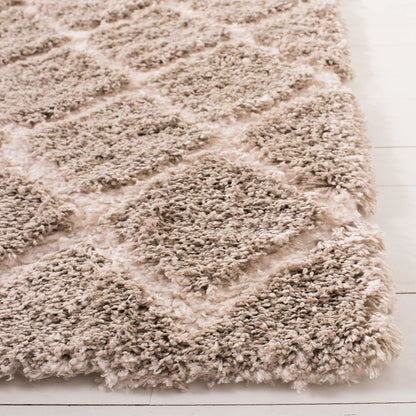 ADRIANA SHAG, BEIGE / CREAM, 5'-1" X 7'-6", Area Rug