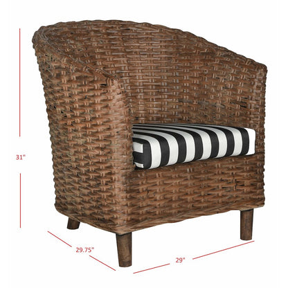OMNI RATTAN BARREL CHAIR, FOX6501D