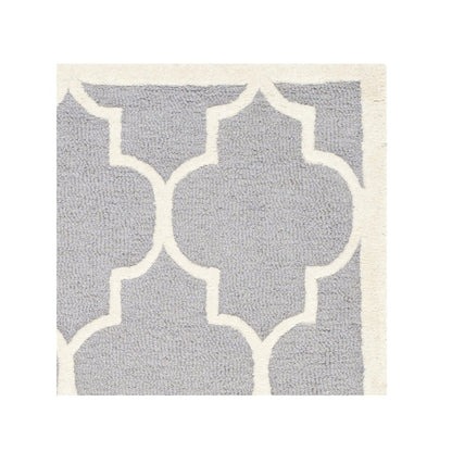 CAMBRIDGE, SILVER / IVORY, 2'-6" X 16', Area Rug, CAM134D-216