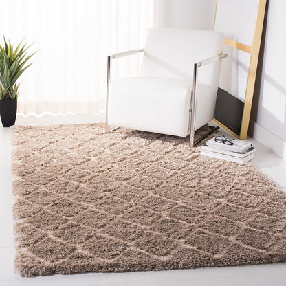 ADRIANA SHAG, BEIGE / CREAM, 5'-1" X 7'-6", Area Rug