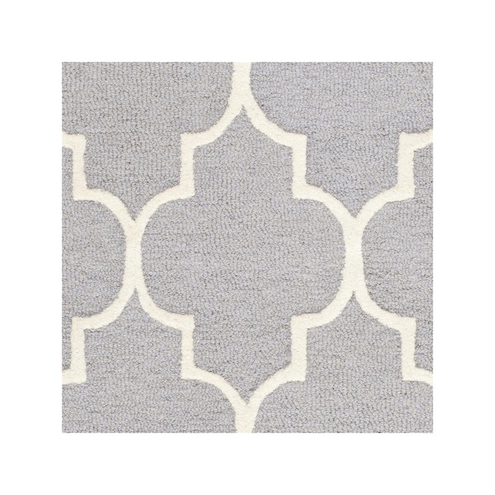 CAMBRIDGE, SILVER / IVORY, 2'-6" X 16', Area Rug, CAM134D-216