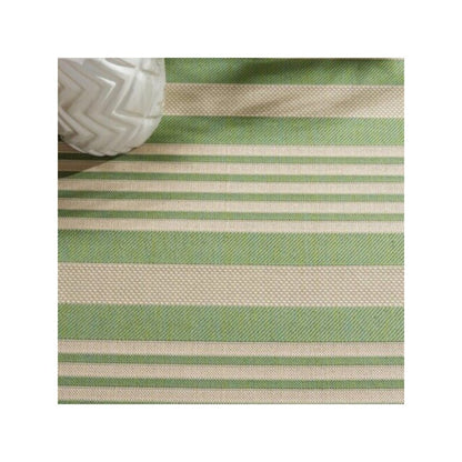 COURTYARD, GREEN / BEIGE, 5'-3" X 7'-7", Area Rug, CY6062-244-5