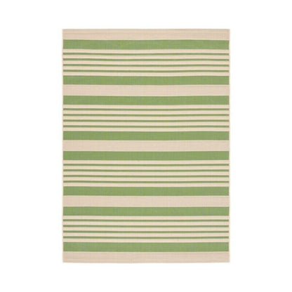 COURTYARD, GREEN / BEIGE, 5'-3" X 7'-7", Area Rug, CY6062-244-5