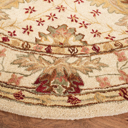 ANATOLIA, IVORY, 4' X 4' Round, Area Rug, AN540A-4R