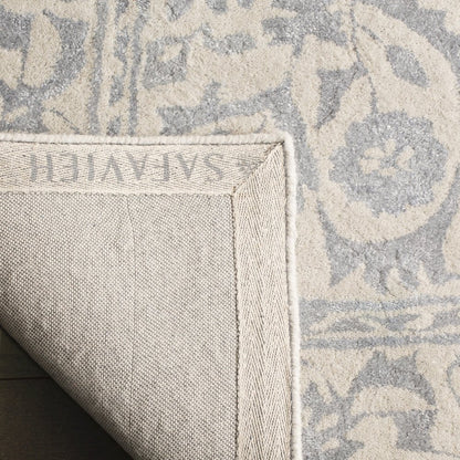 GLAMOUR, SILVER / IVORY, 6' X 6' Square, Area Rug, GLM515A-6SQ