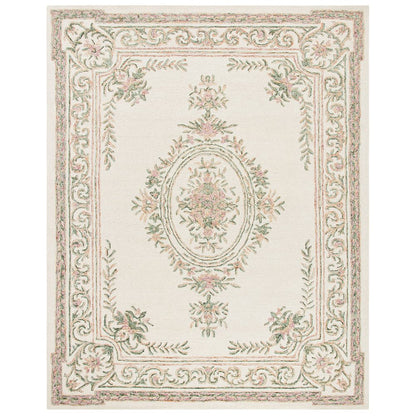 MICRO-LOOP, IVORY / FUCHSIA, 8' X 10', Area Rug
