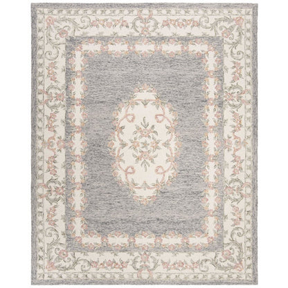 MICRO-LOOP, GREY / IVORY, 8' X 10', Area Rug, MLP903F-8