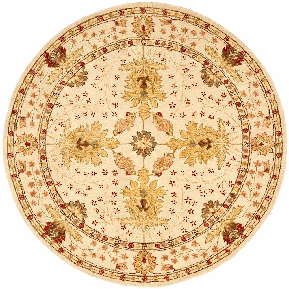 ANATOLIA, IVORY, 4' X 4' Round, Area Rug, AN540A-4R