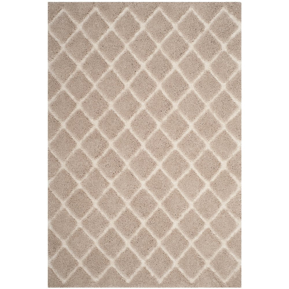 ADRIANA SHAG, BEIGE / CREAM, 5'-1" X 7'-6", Area Rug