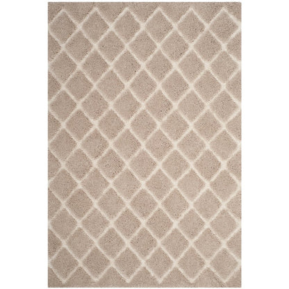 ADRIANA SHAG, BEIGE / CREAM, 5'-1" X 7'-6", Area Rug