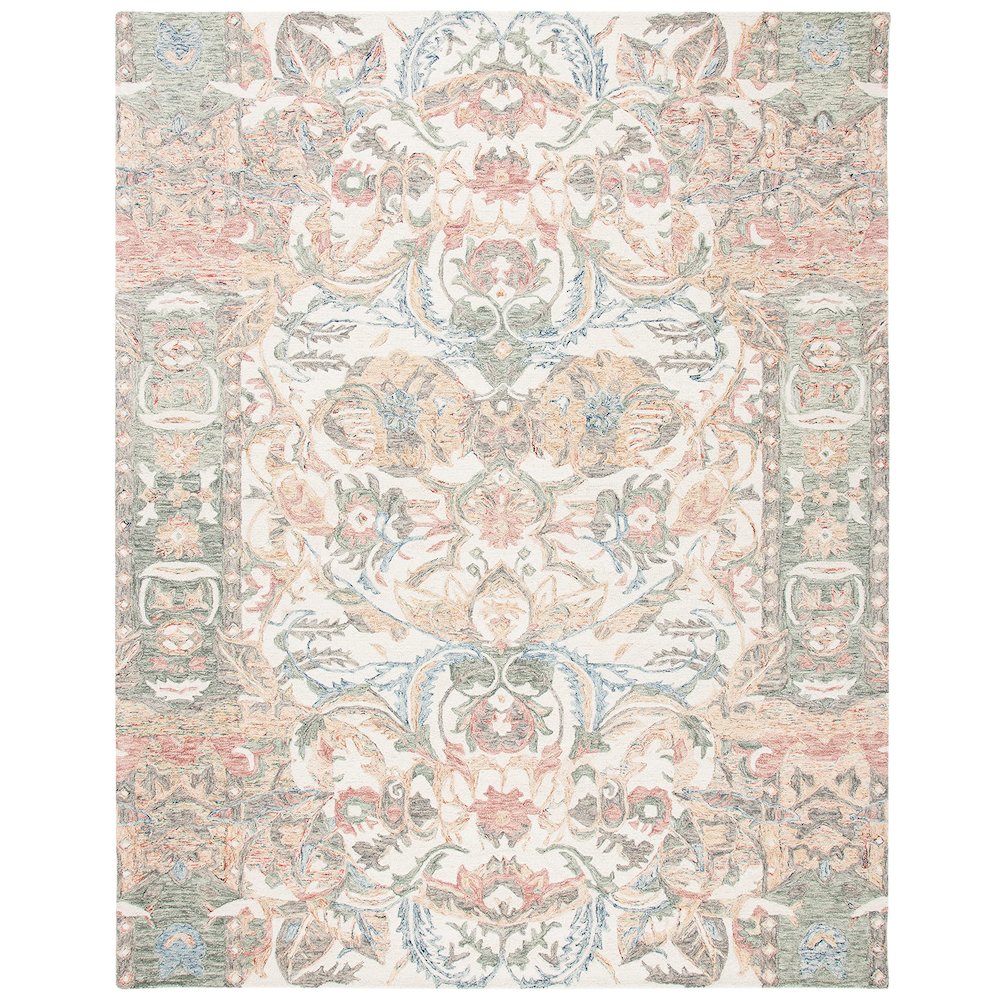 MICRO-LOOP, IVORY / BLUE, 8' X 10', Area Rug, MLP901M-8