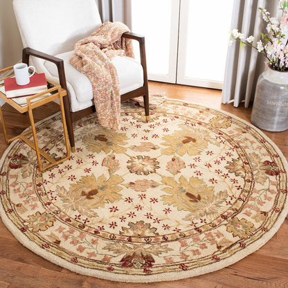ANATOLIA, IVORY, 4' X 4' Round, Area Rug, AN540A-4R