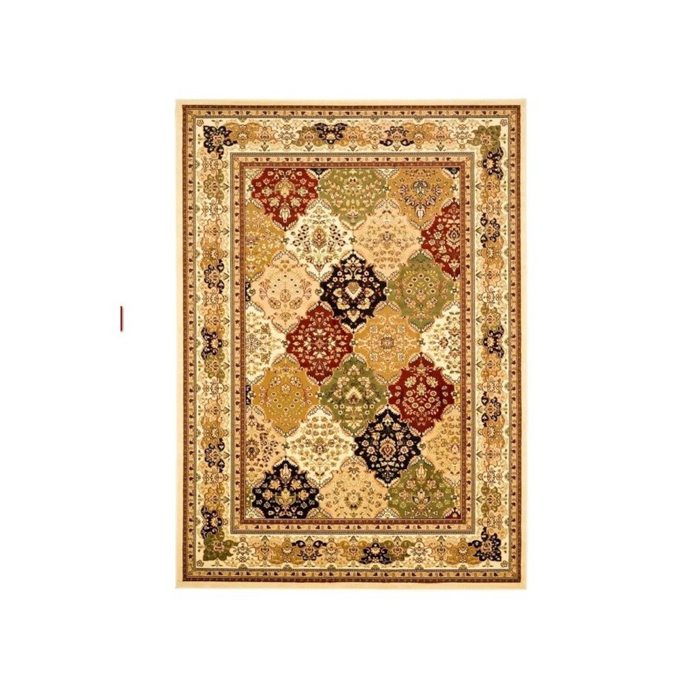 LYNDHURST, MULTI / IVORY, 5'-3" X 7'-6", Area Rug