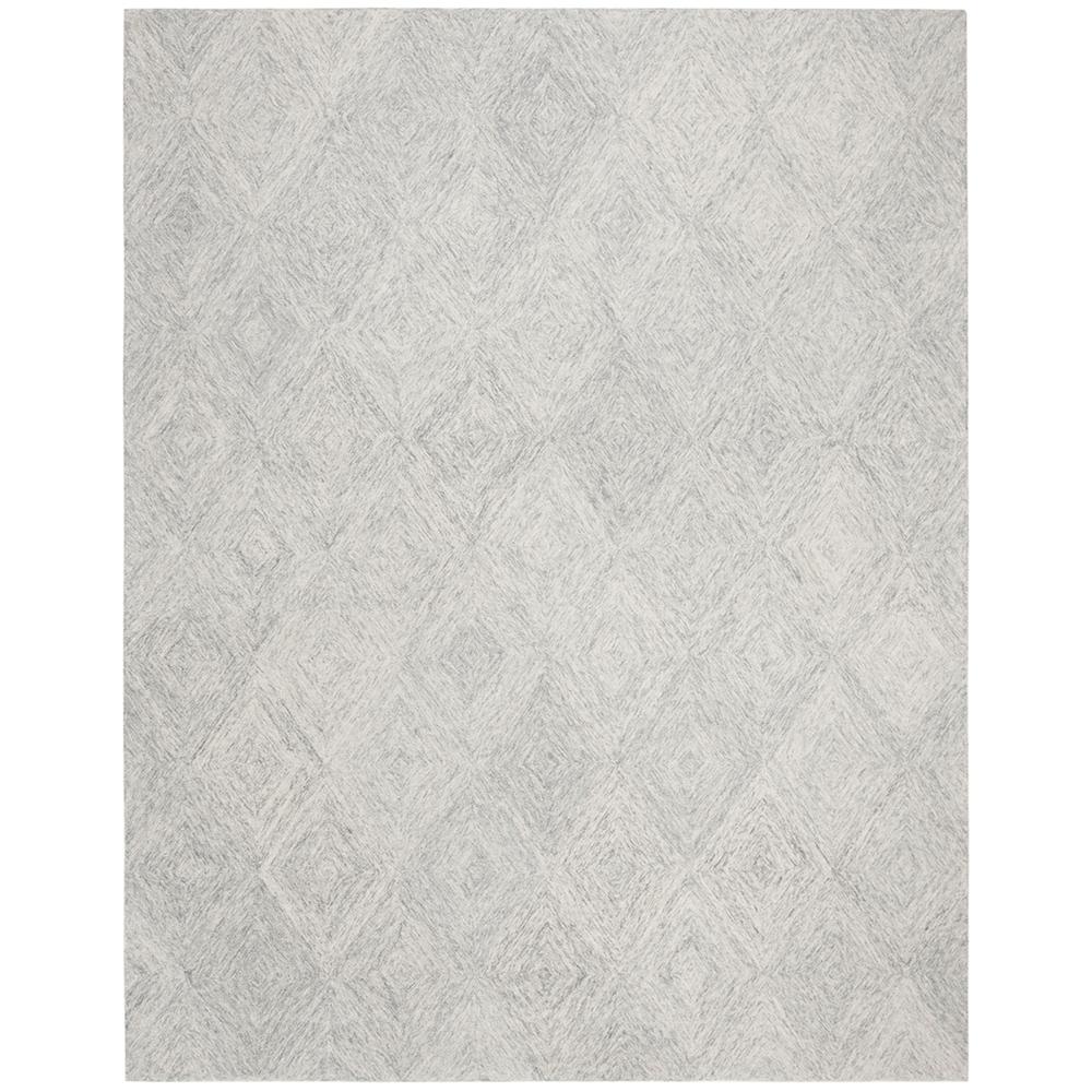 Abstract, SILVER, 8' X 10', Area Rug