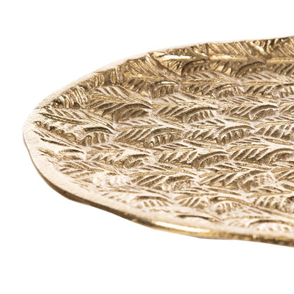 Luana Pinapple Top Accent Table, Gold/Antique Gold