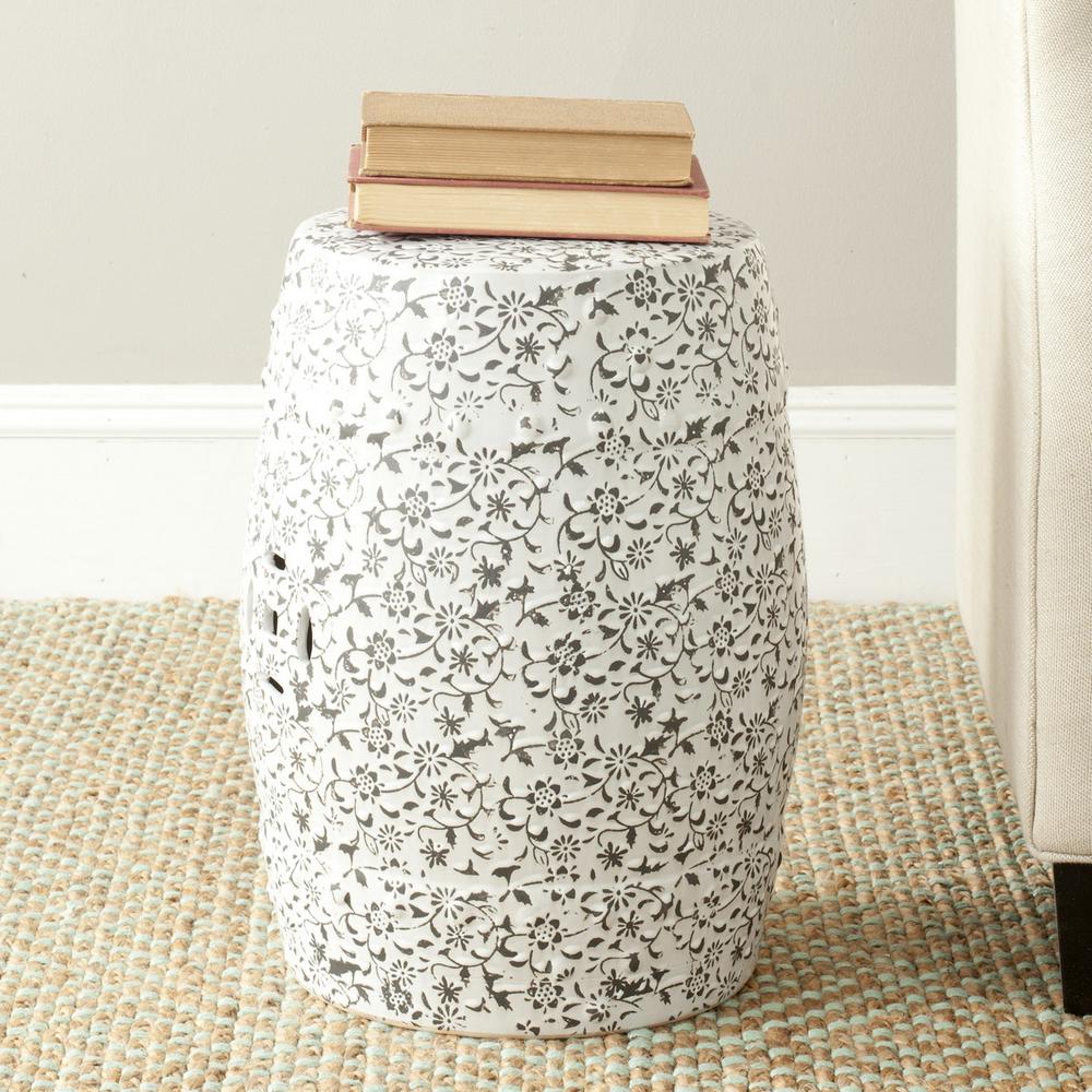 FLOWER & VINE GARDEN STOOL