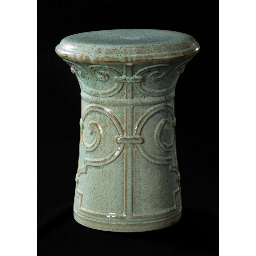 IMPERIAL SCROLL GARDEN STOOL