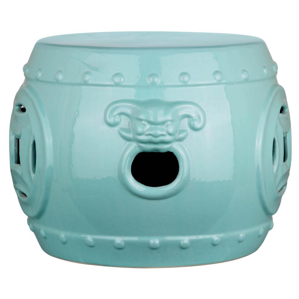 MEI DOUBLE COIN GARDEN STOOL, ACS4534C