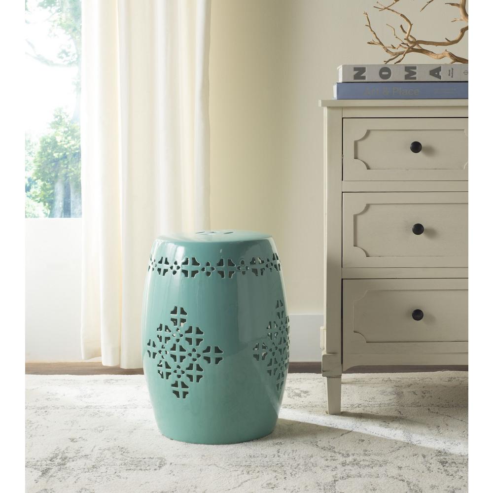 QUATREFOIL GARDEN STOOL, ACS4535C