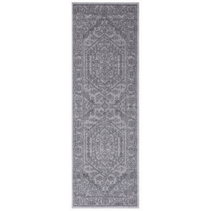 Adirondack Diamond Medallion Rug - Light Grey / Dark Grey - 2'-6" X