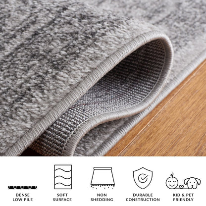 Adirondack Diamond Medallion Rug - Light Grey / Dark Grey - 8'-0" X