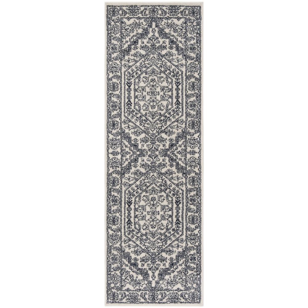 Adirondack, IVORY / NAVY, 2'-6" X 8', Area Rug