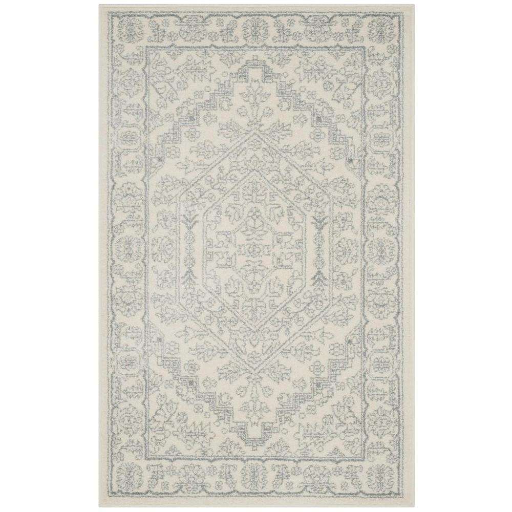 Adirondack, IVORY / SLATE, 3' X 5', Area Rug, ADR108S-3