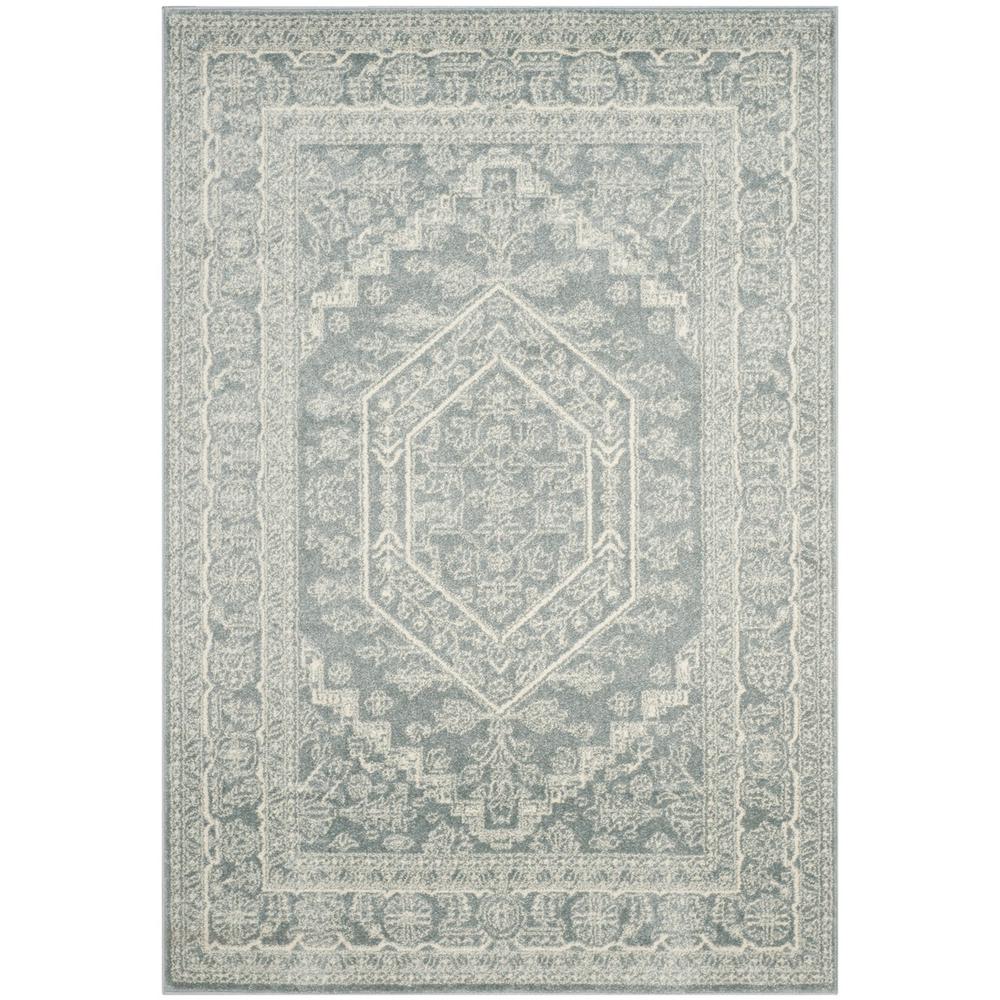 Adirondack, SLATE / IVORY, 5'-1" X 7'-6", Area Rug, ADR108T-5