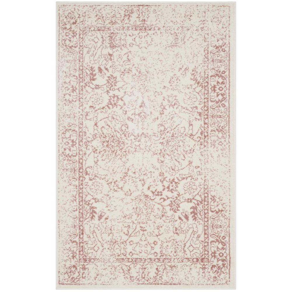 Adirondack, IVORY / ROSE, 3' X 5', Area Rug