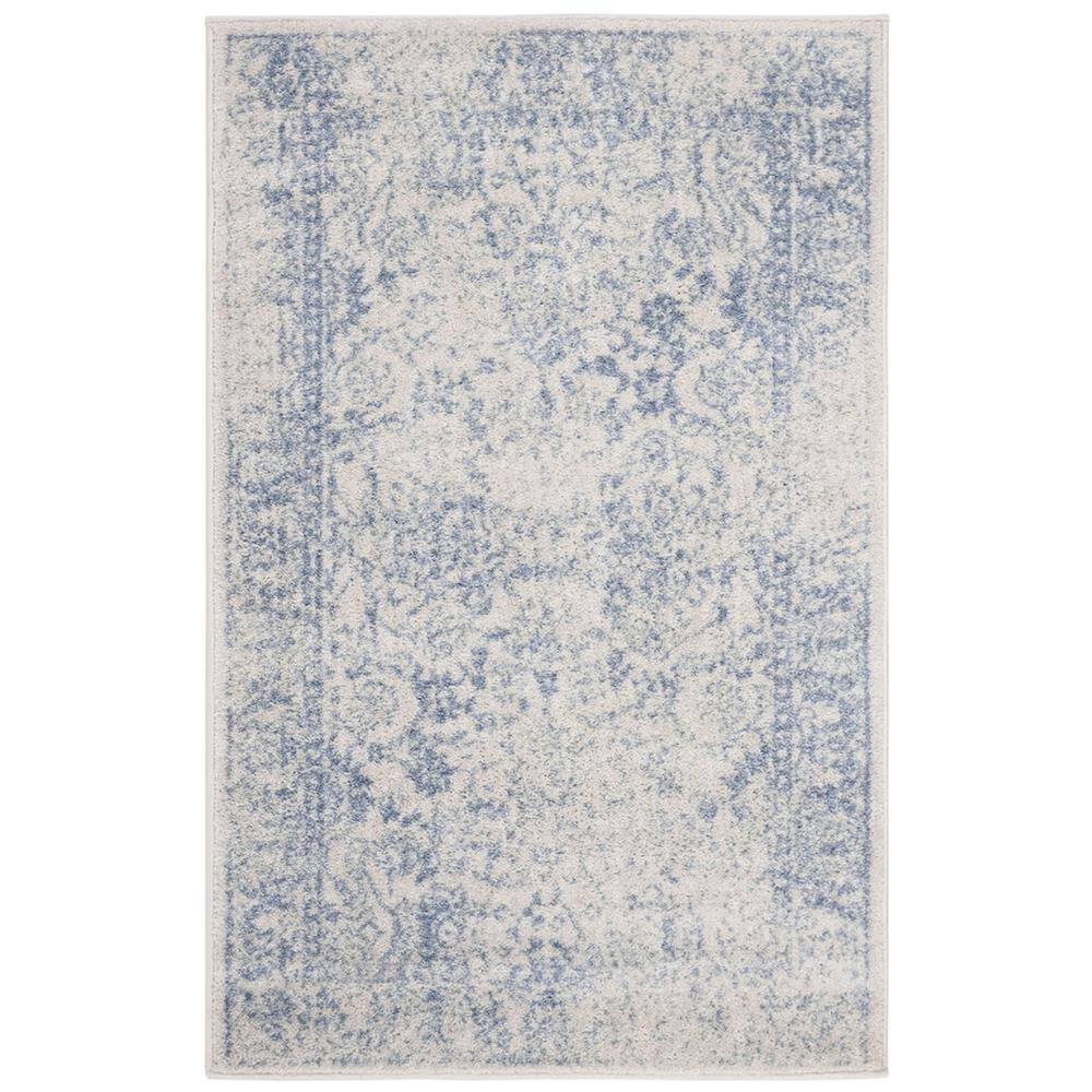Adirondack, IVORY / LIGHT BLUE, 3' X 5', Area Rug, ADR109L-3