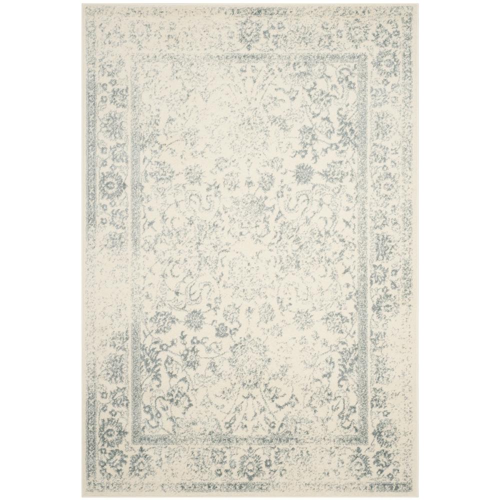 Adirondack, IVORY / SLATE, 5'-1" X 7'-6", Area Rug, ADR109S-5