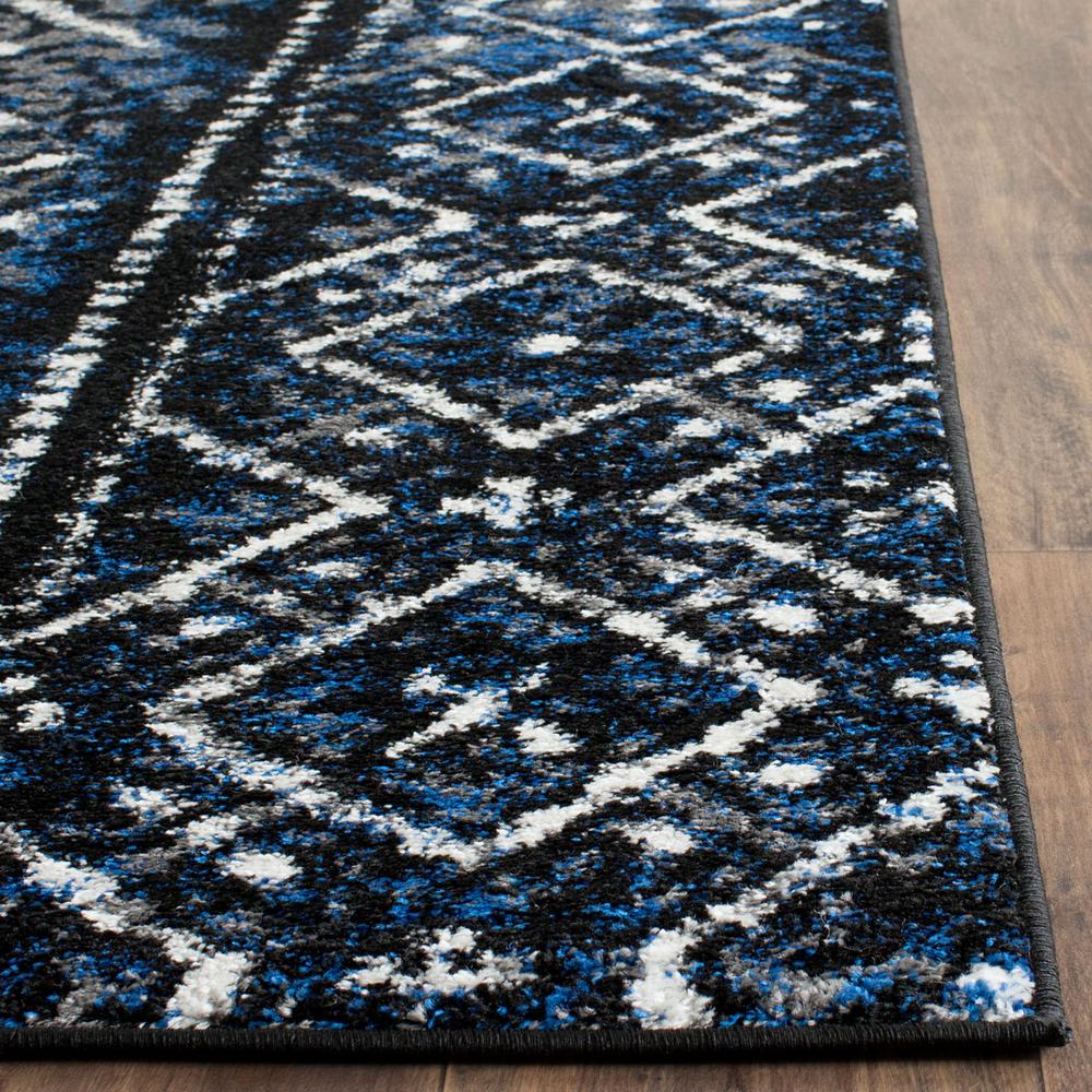 Adirondack, SILVER / BLACK, 9' X 12', Area Rug, ADR111A-9