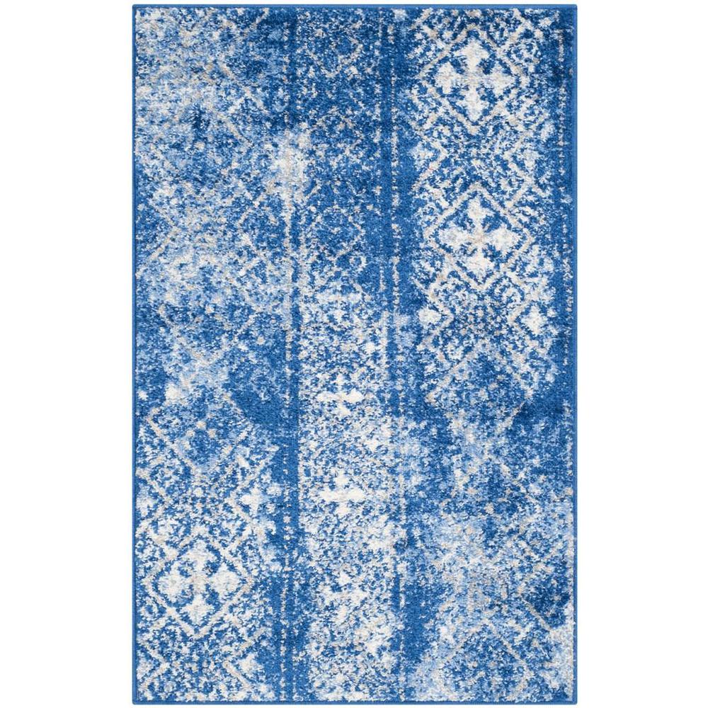 Adirondack, SILVER / BLUE, 2'-6" X 4', Area Rug, ADR111F-24