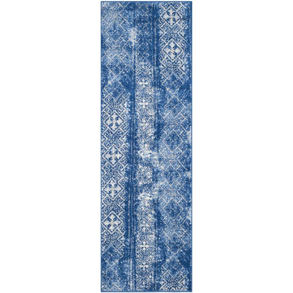 Adirondack, SILVER / BLUE, 2'-6" X 8', Area Rug, ADR111F-28