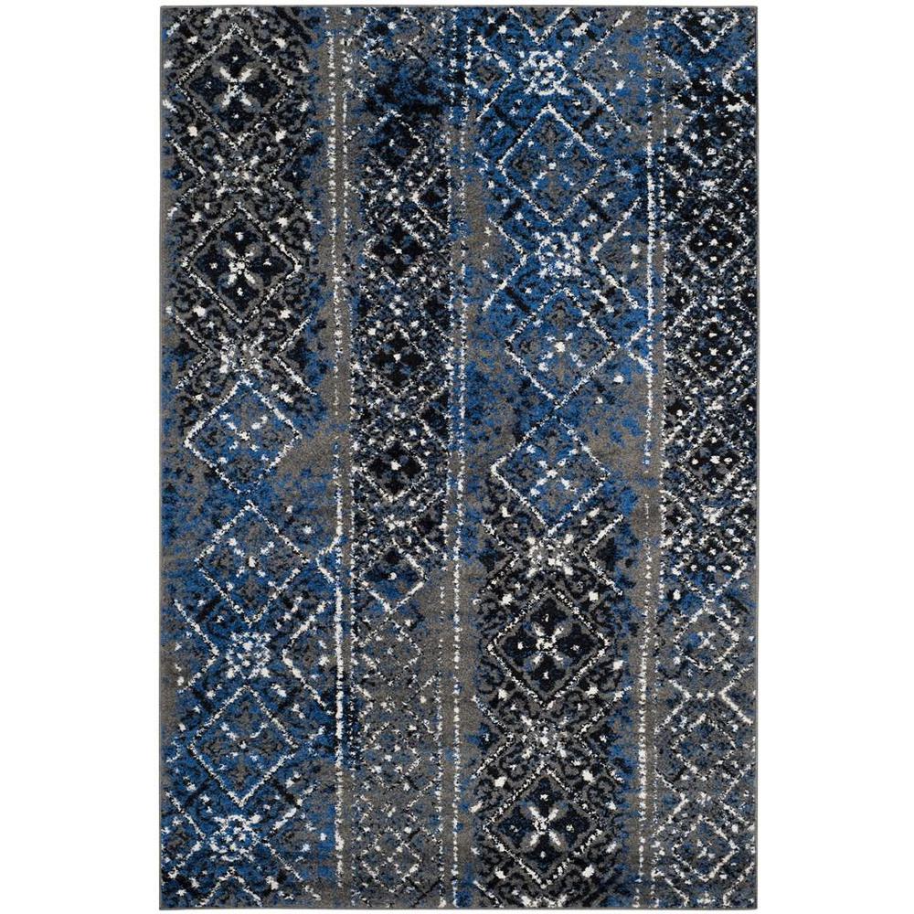 Adirondack, SILVER / MULTI, 6' X 9', Area Rug, ADR111G-6