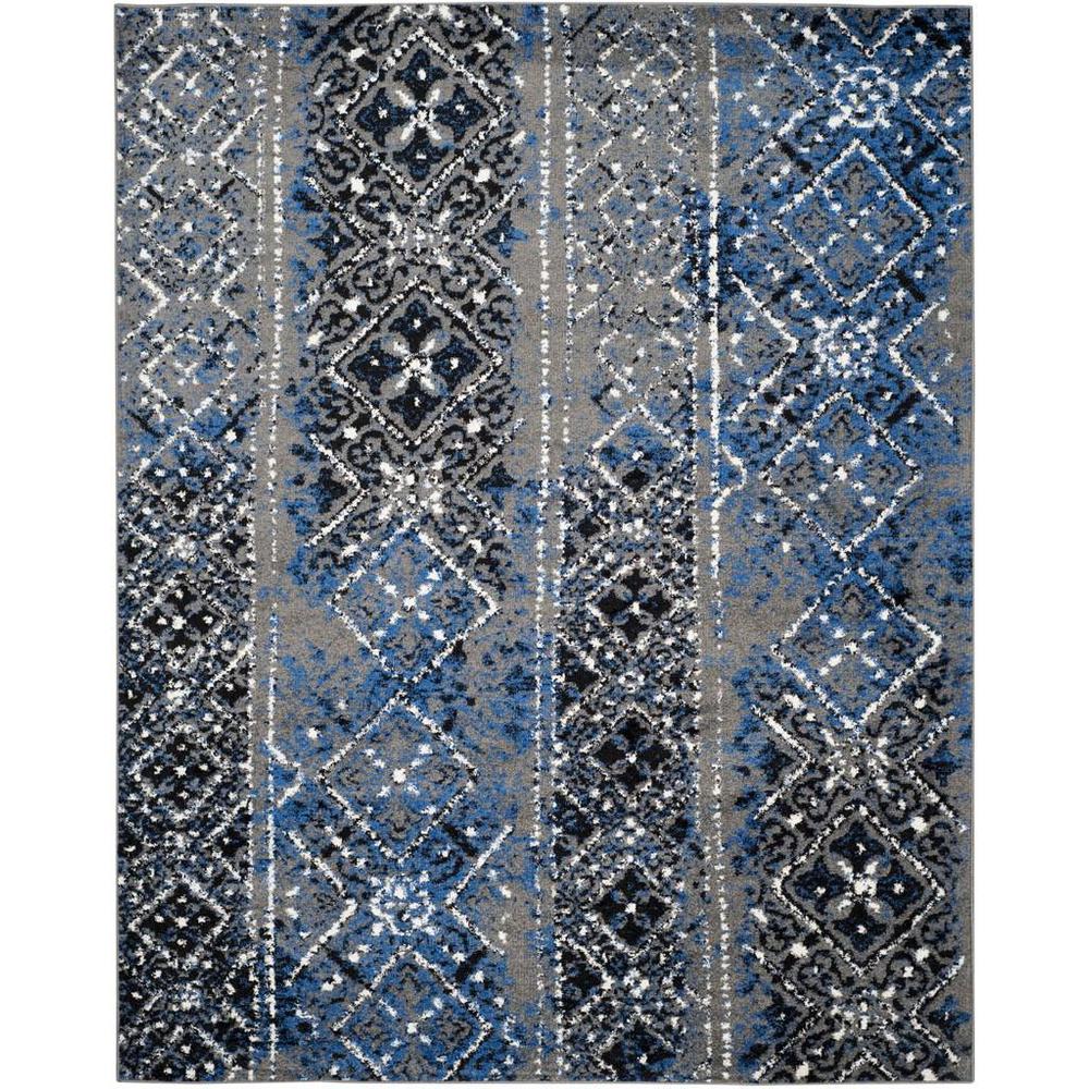 Adirondack, SILVER / MULTI, 8' X 10', Area Rug, ADR111G-8