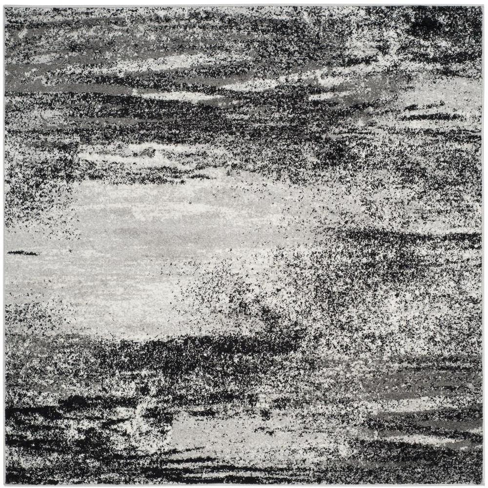 Adirondack, SILVER / MULTI, 10' X 10' Square, Area Rug